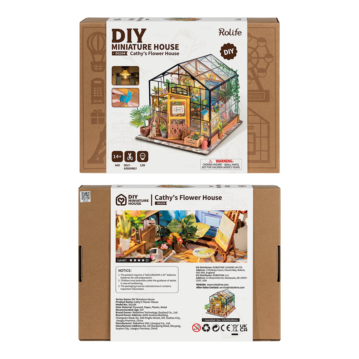 Cathy's Flower House Miniature Kit official detail view 7