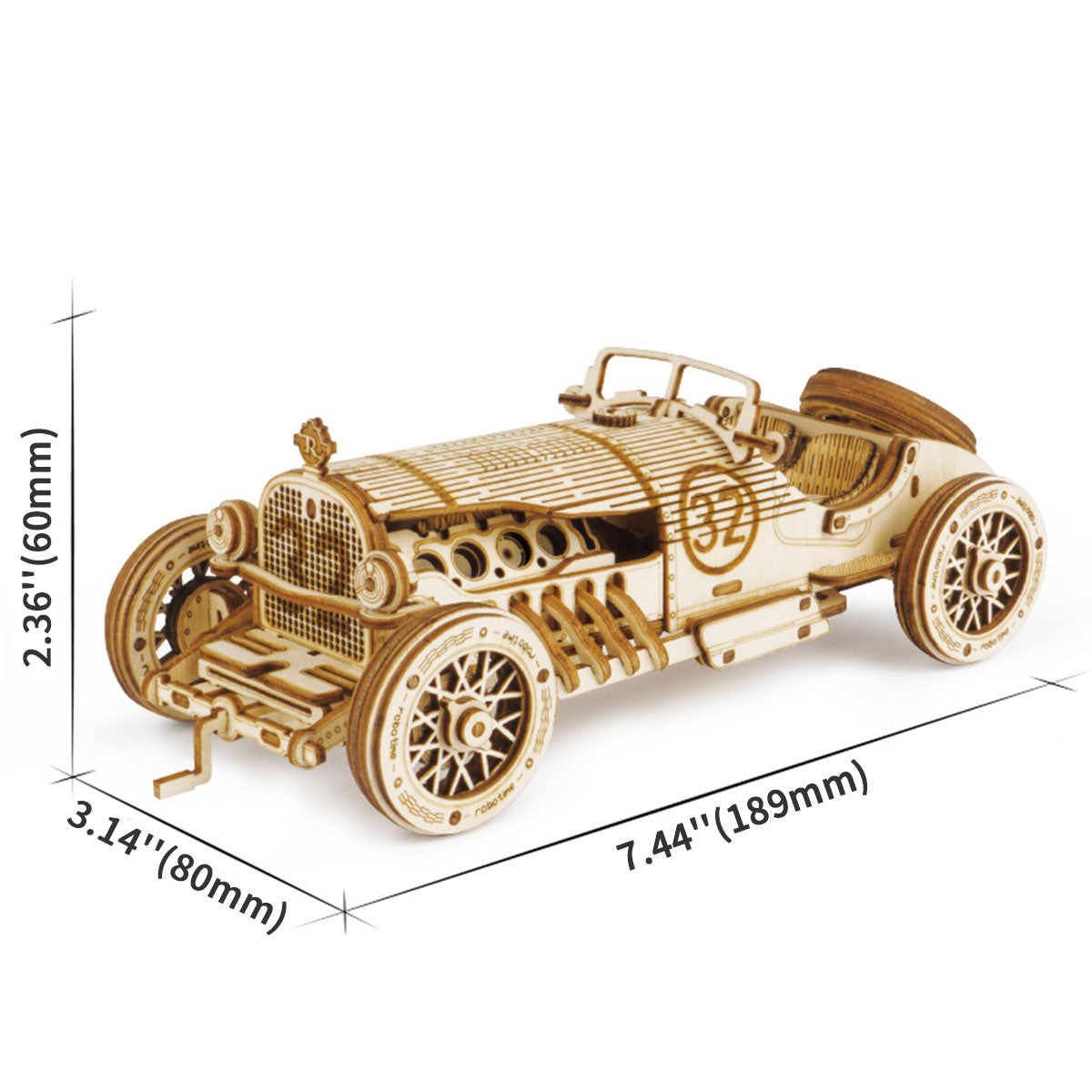 ROKR Grand Prix Car Model Kit official product view 7