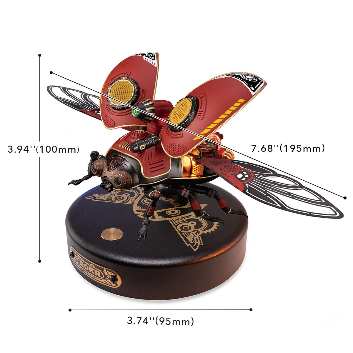 ROKR Scout Beetle Mechanical Model Kit official product view 7
