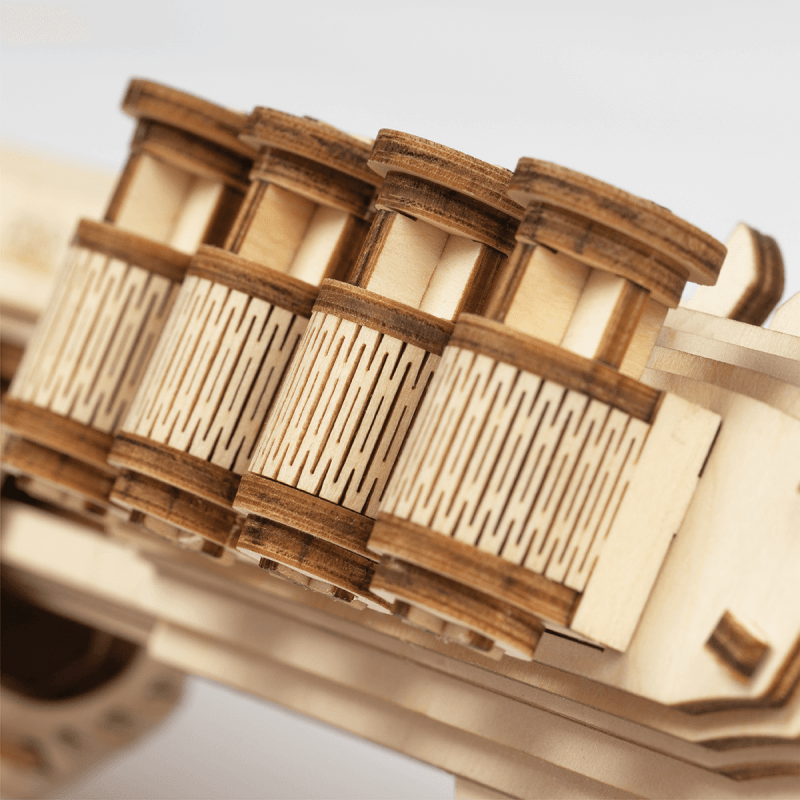 ROKR Terminator M870 Wooden Model Kit official product view 6