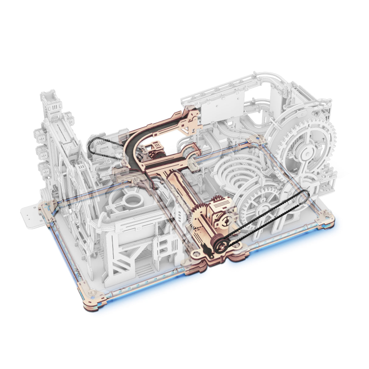 ROKR Marble Spaceport Model Kit official product view 10