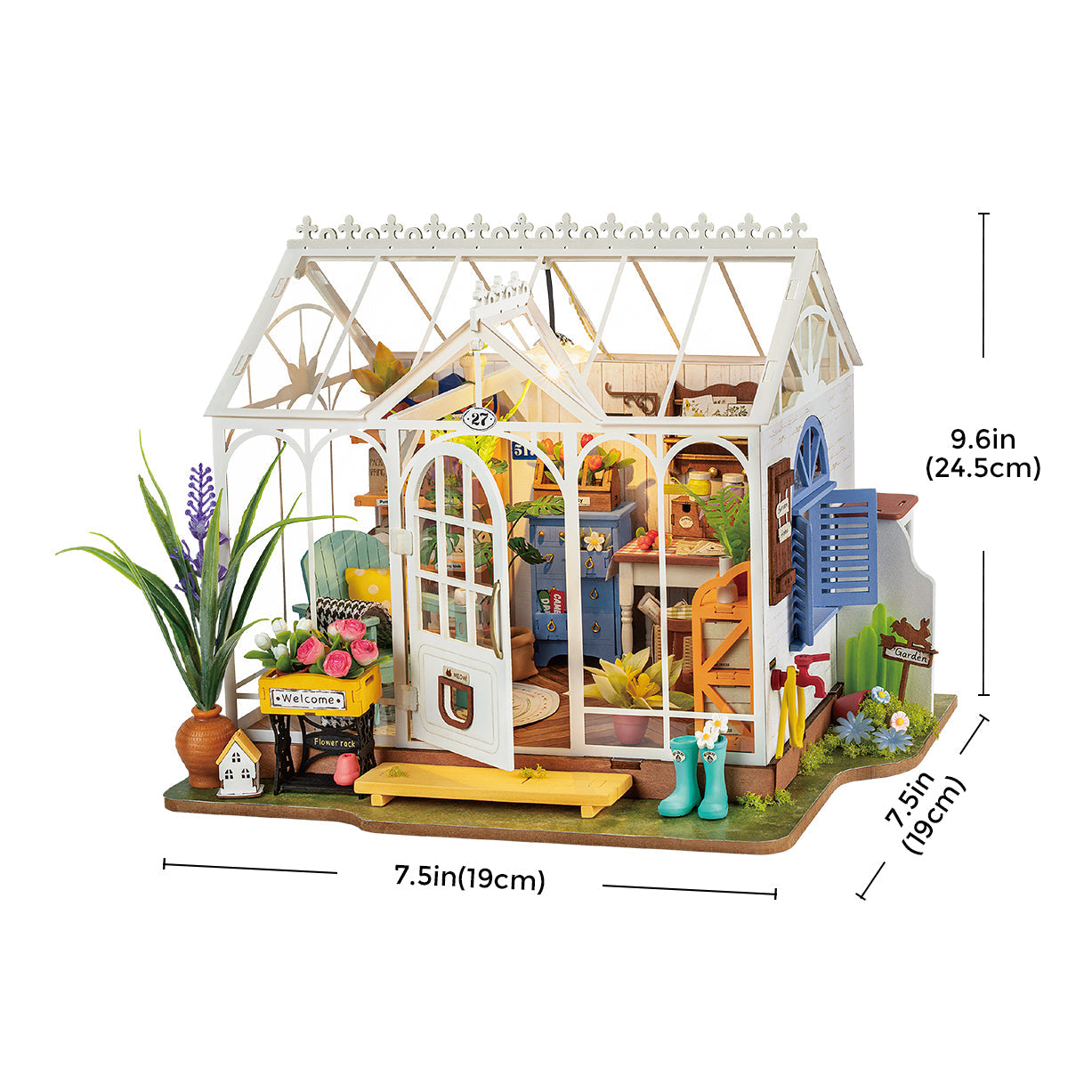 Dreamy Garden House Miniature Kit official product view 6