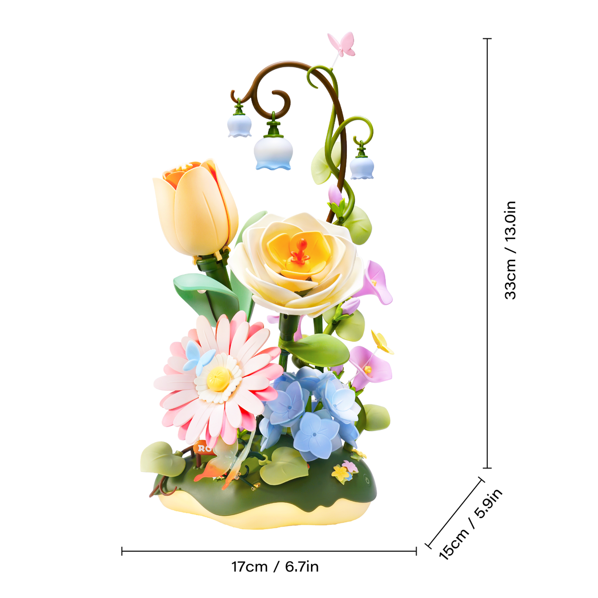 ROKR Garden Ramble Mechanical Flower Bouquet Kit official detail view 7