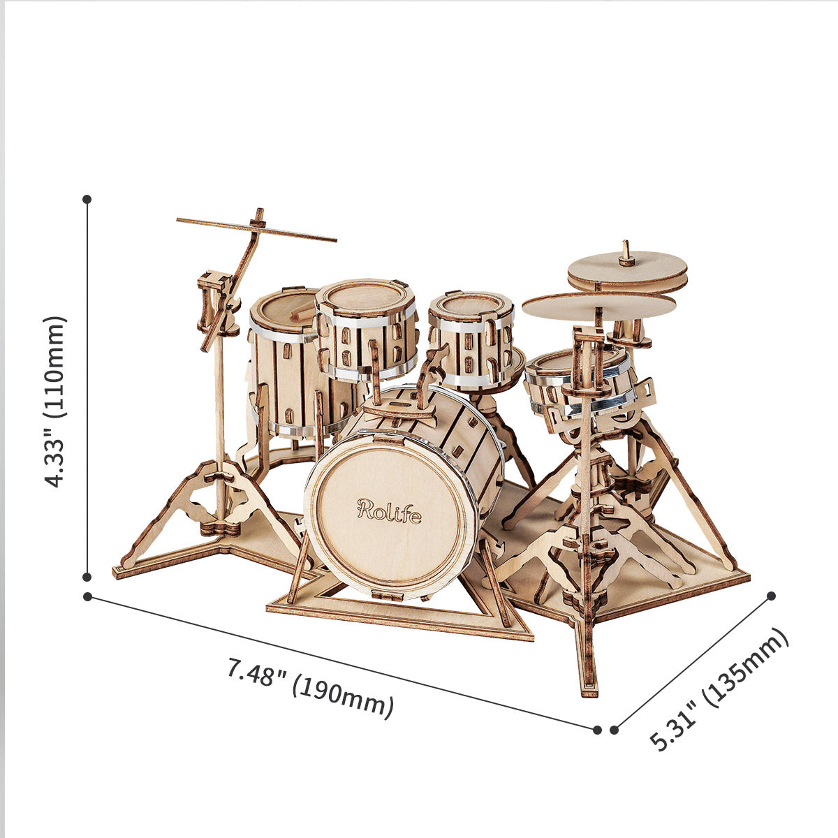 Rowood Drum Creative Kit official product view 5