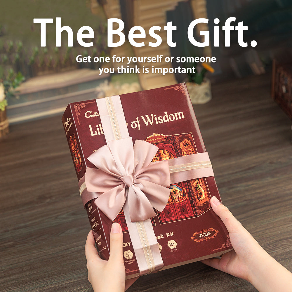 Library of Wisdom Book Nook Kit official product view 9