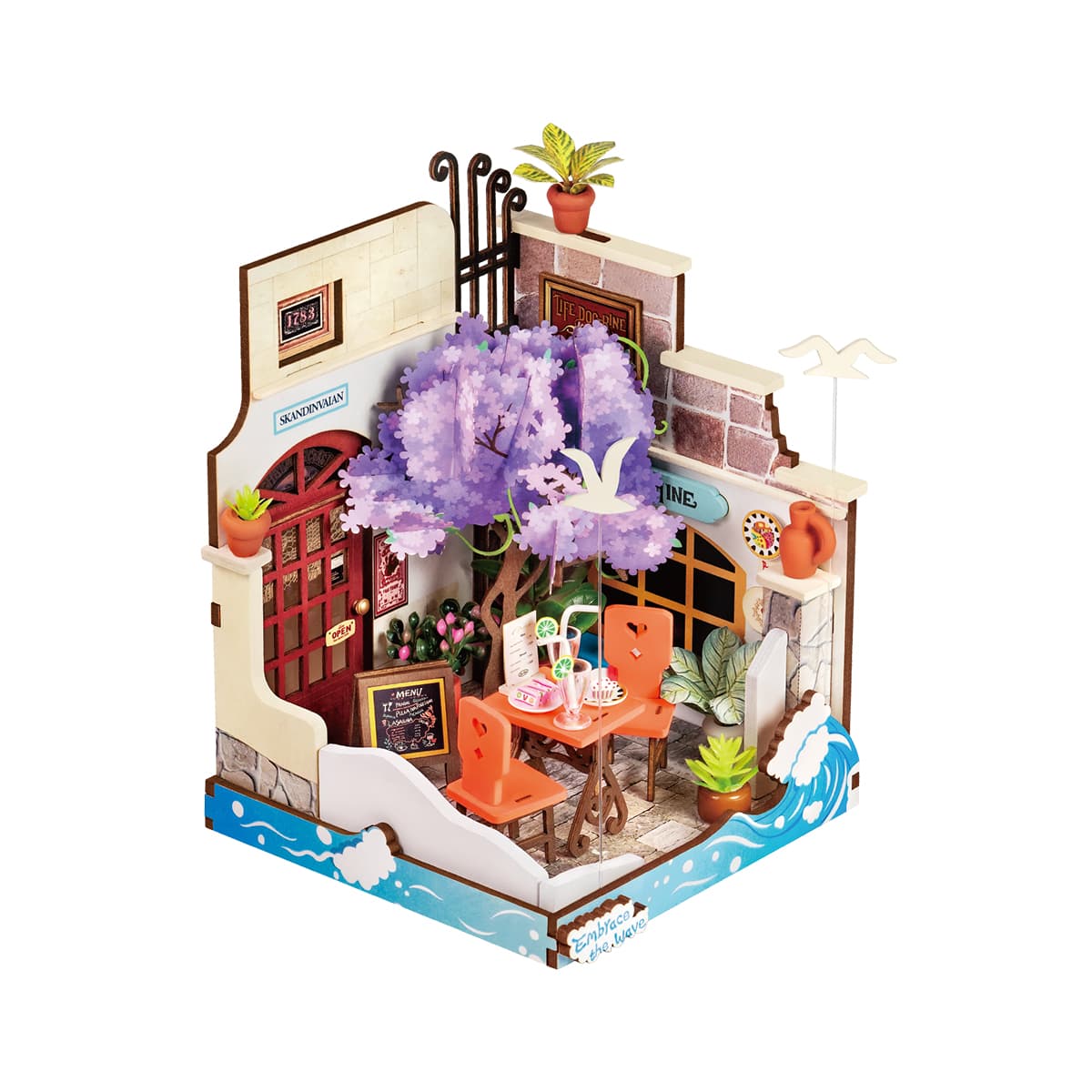Sea Holiday Restaurant Miniature Kit official product view 2