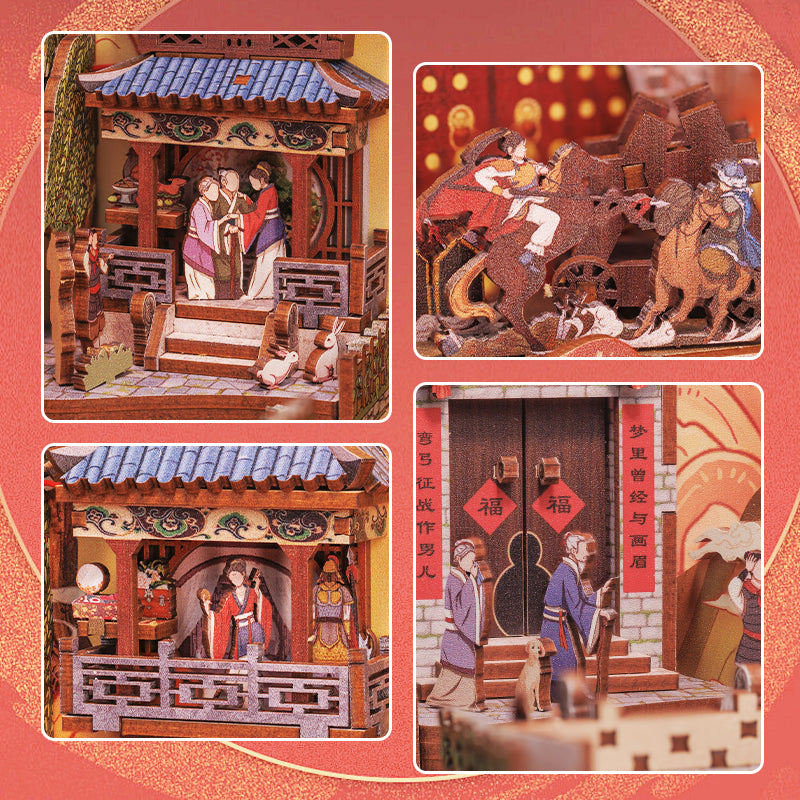 The legend of Mulan Book Nook Kit official product view 6