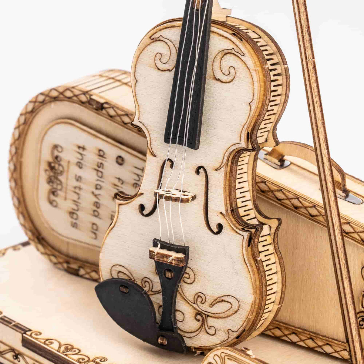 ROKR Violin Model Kit official product view 4