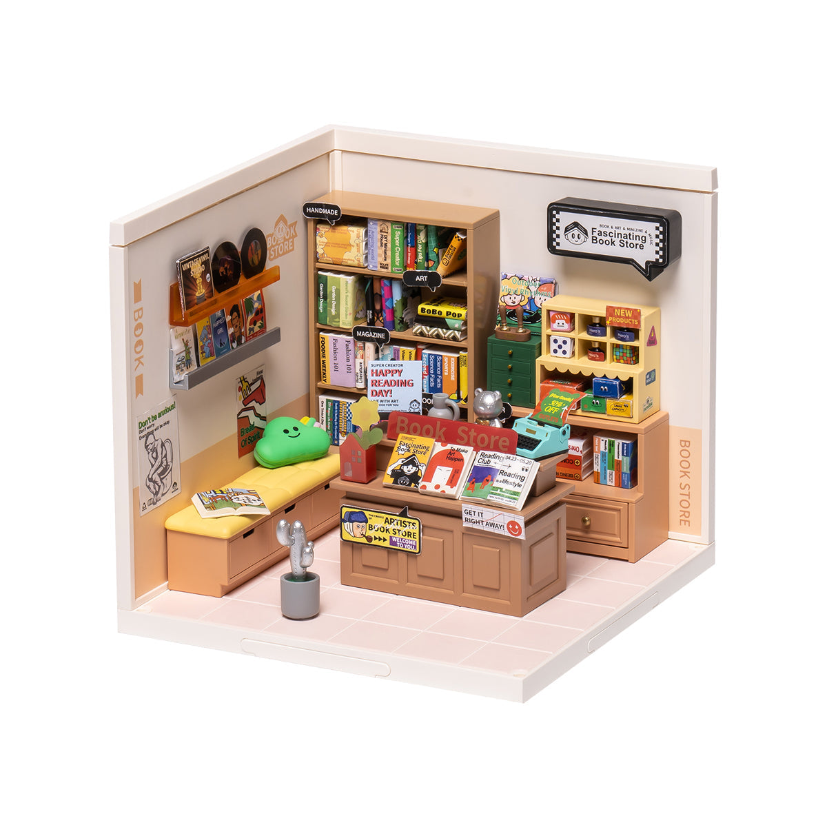 Bookstore Miniature Kit official product view 2