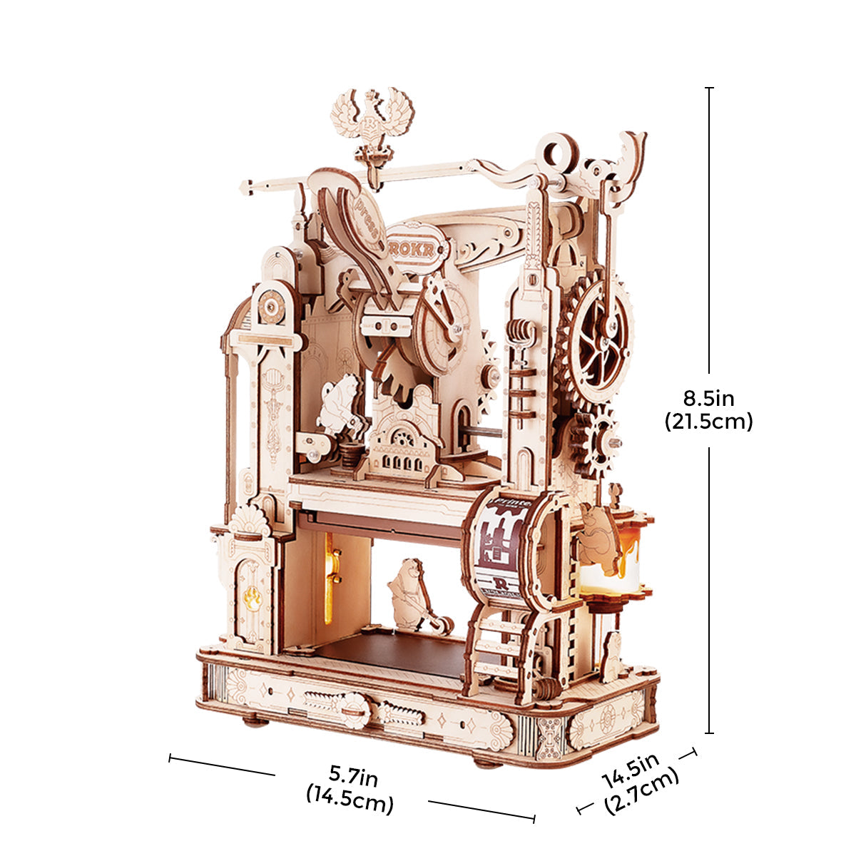 ROKR Classic Printing Press Mechanical Kit official product view 6