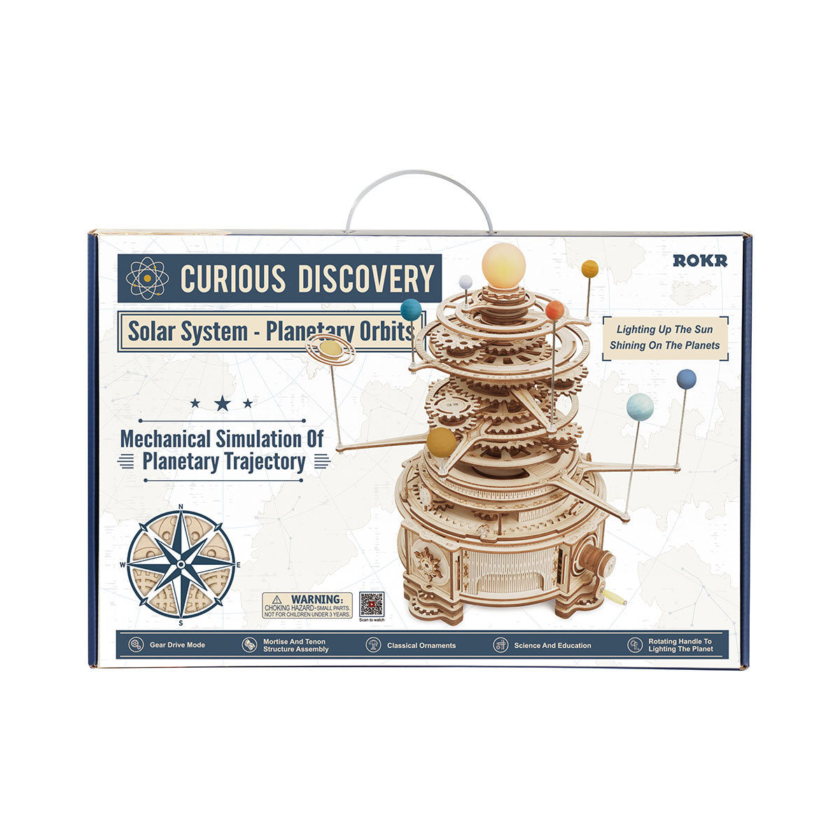 ROKR Mechanical Orrery Model Kit official product view 9