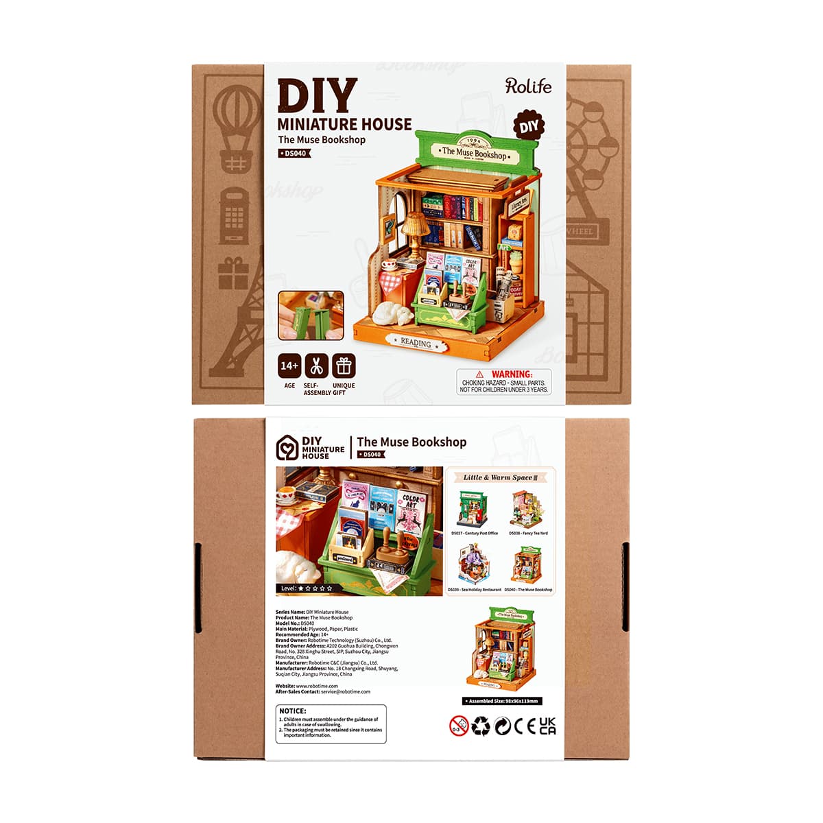 The Muse Bookshop Miniature Kit official product view 5