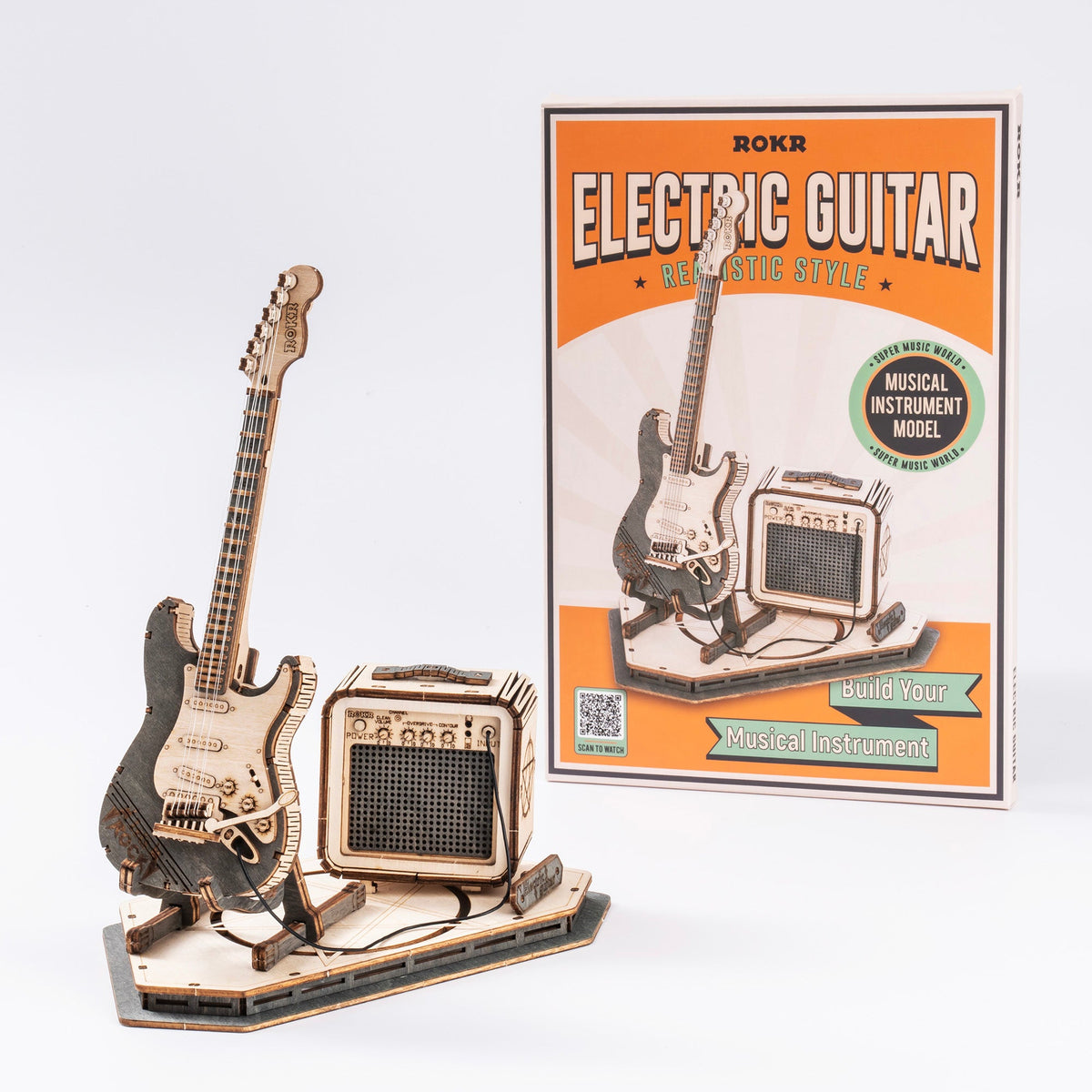 ROKR Electric Guitar Model Kit official product view 7