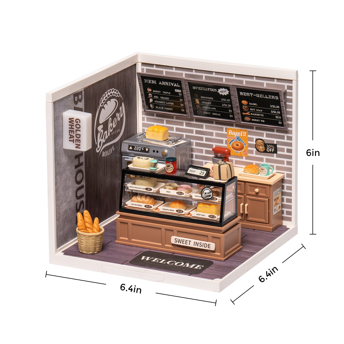 Golden Wheat Bakery Miniature Kit official product view 6