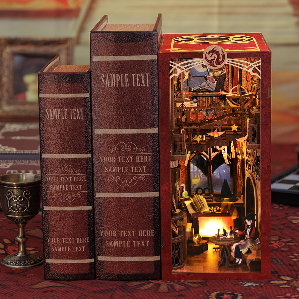 Flame Common Room Book Nook Kit official product view 5