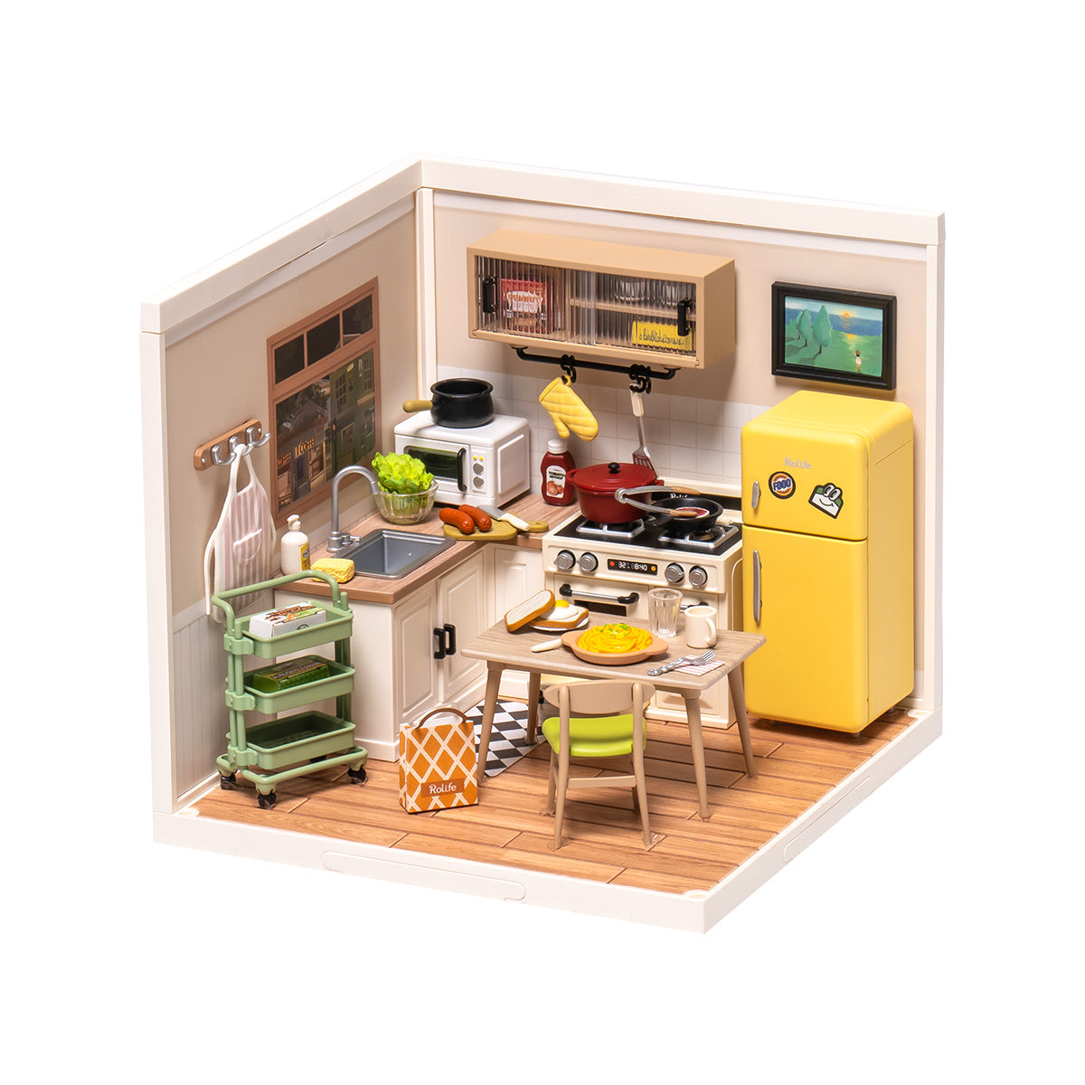 Happy Meals Kitchen Miniature Kit official product view 2