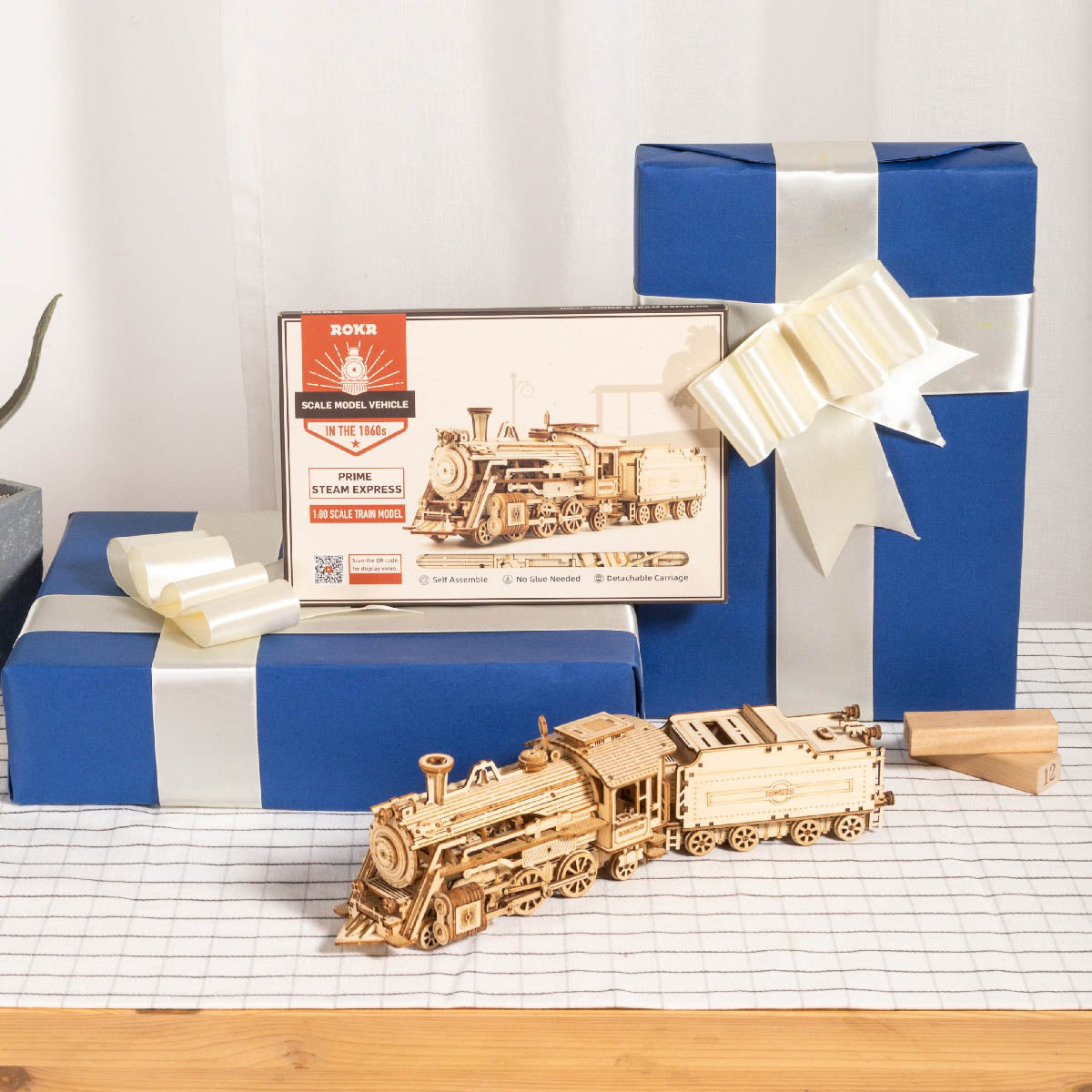 ROKR Prime Steam Express Model Kit official product view 4