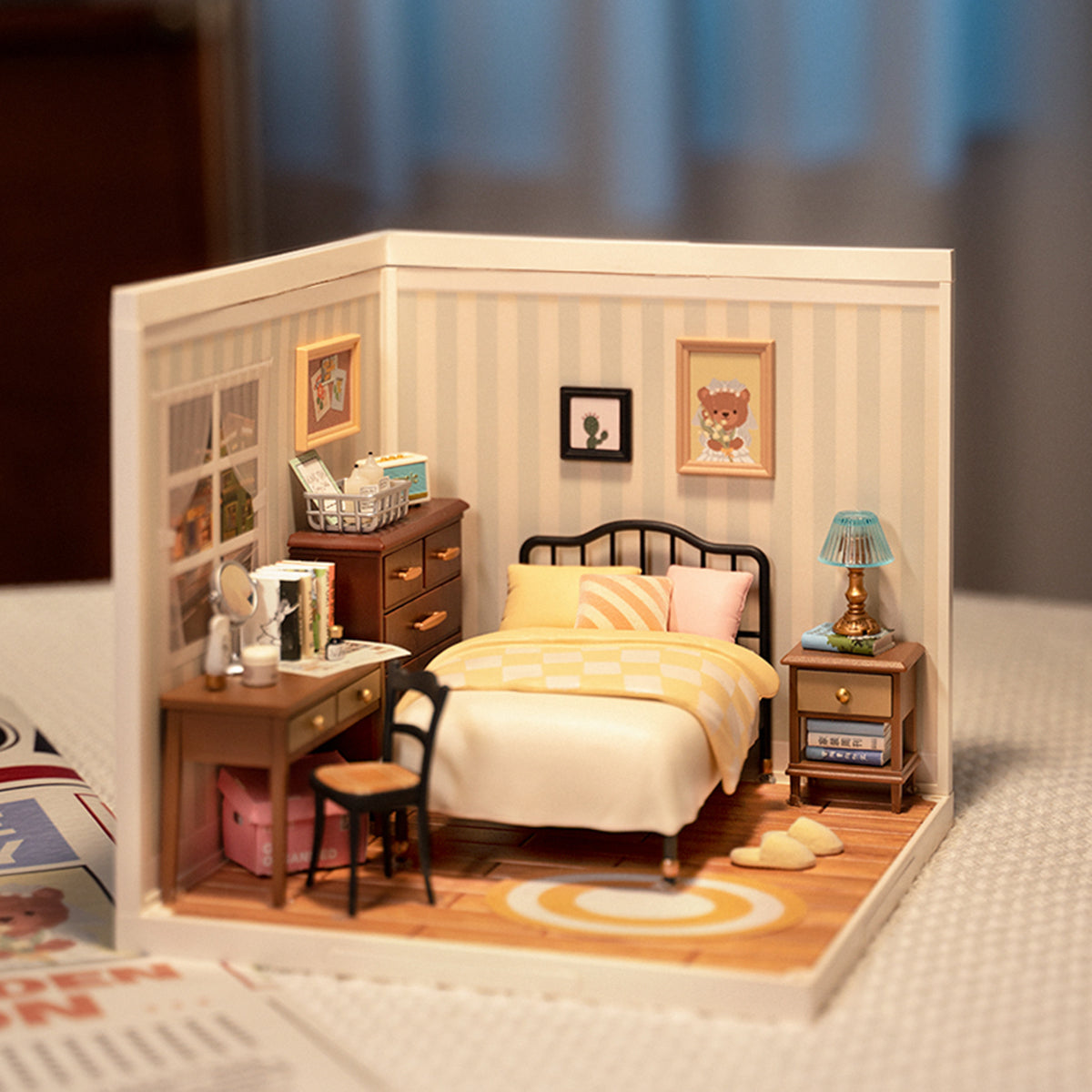 Sweet Dream Bedroom Miniature Kit official product view 3