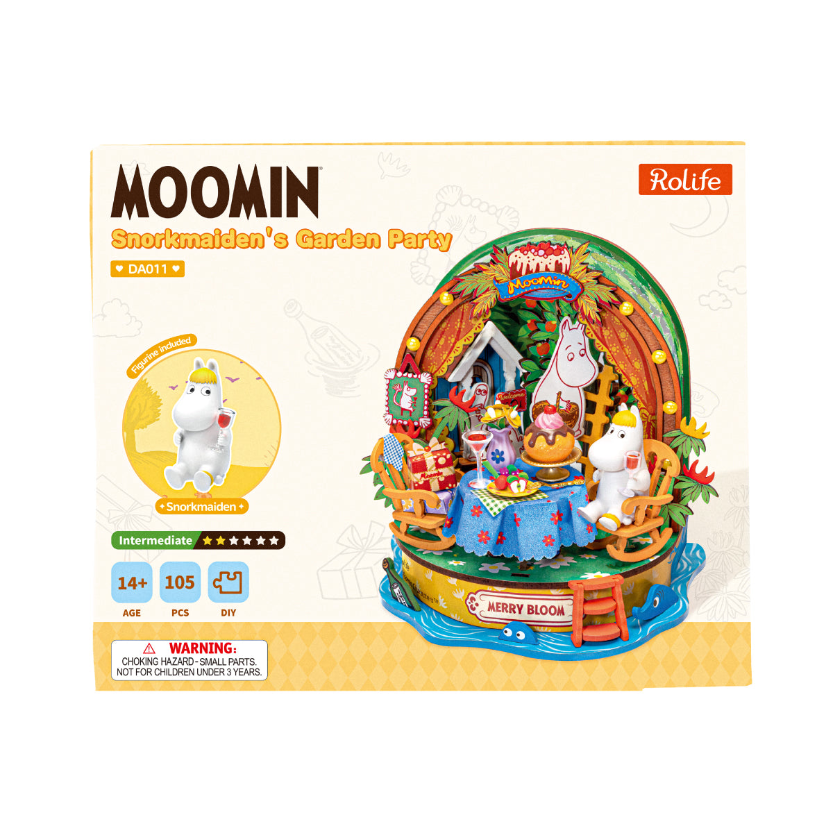 Rolife Snorkmaiden's Garden Party packaging