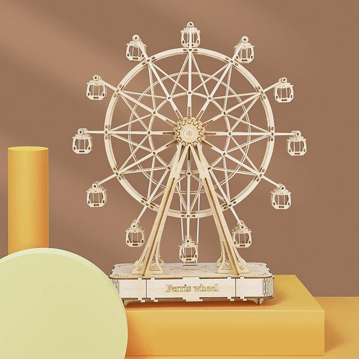 ROKR Ferris Wheel Model Kit completed product view