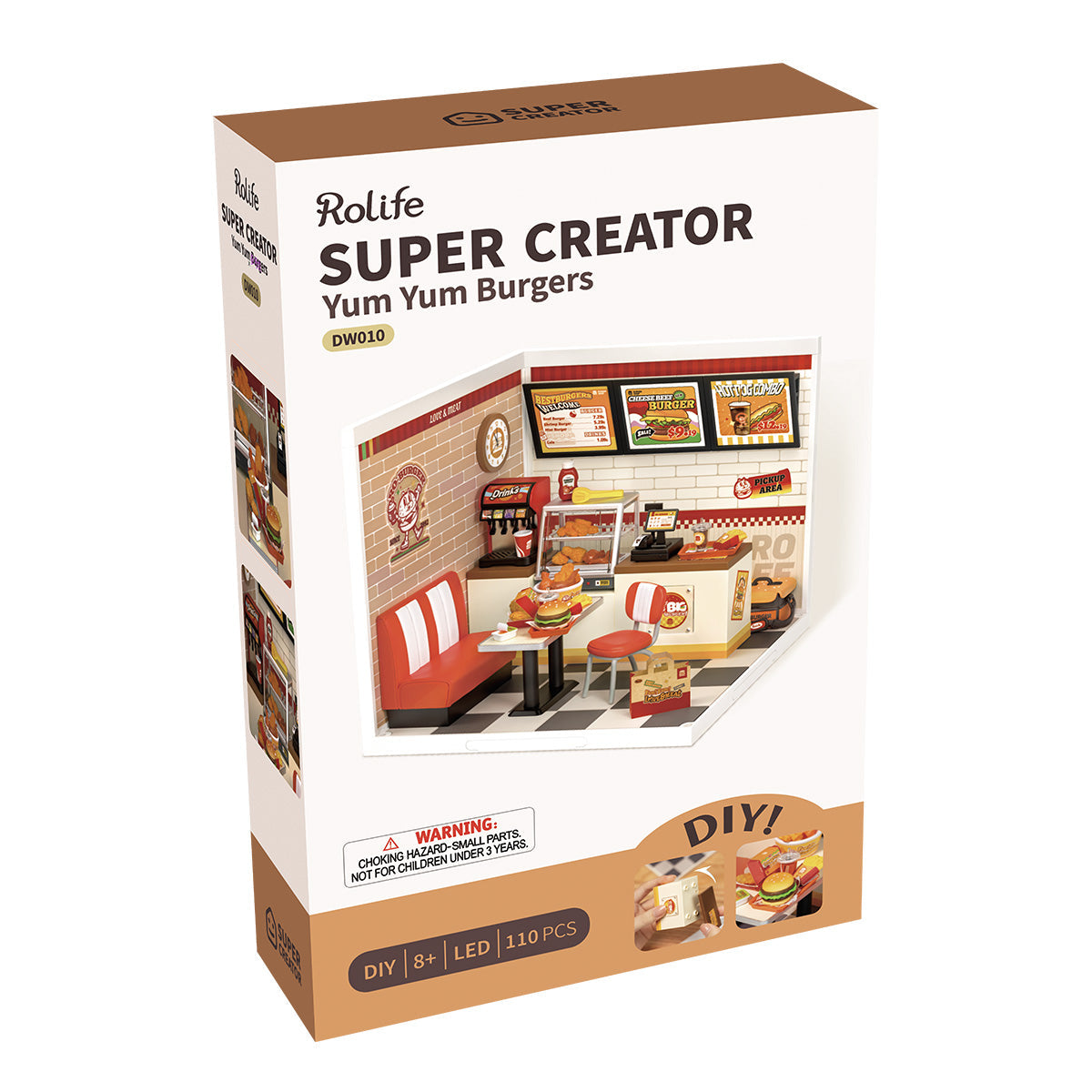Yum Yum Burgers Miniature Kit official product view 7