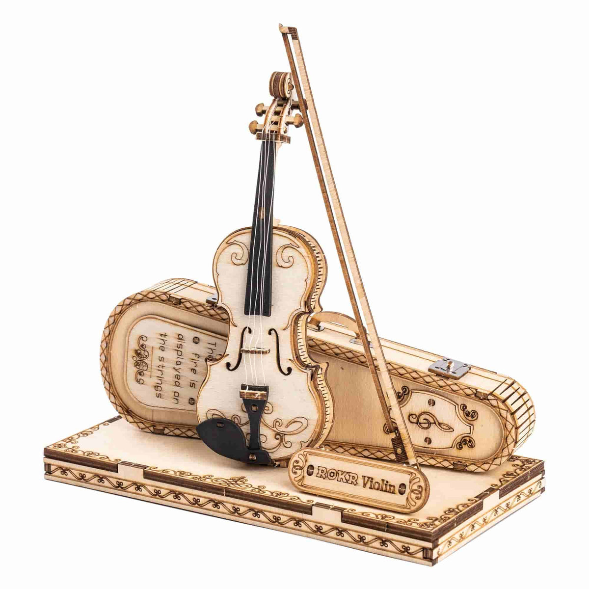 ROKR Violin Model Kit official product view 2