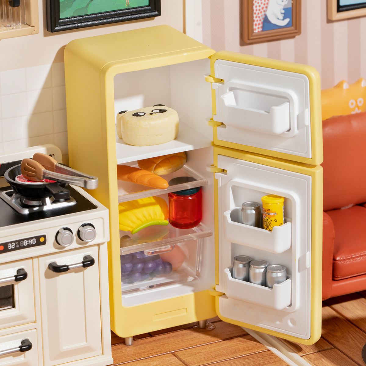 Happy Meals Kitchen Miniature Kit official product view 4