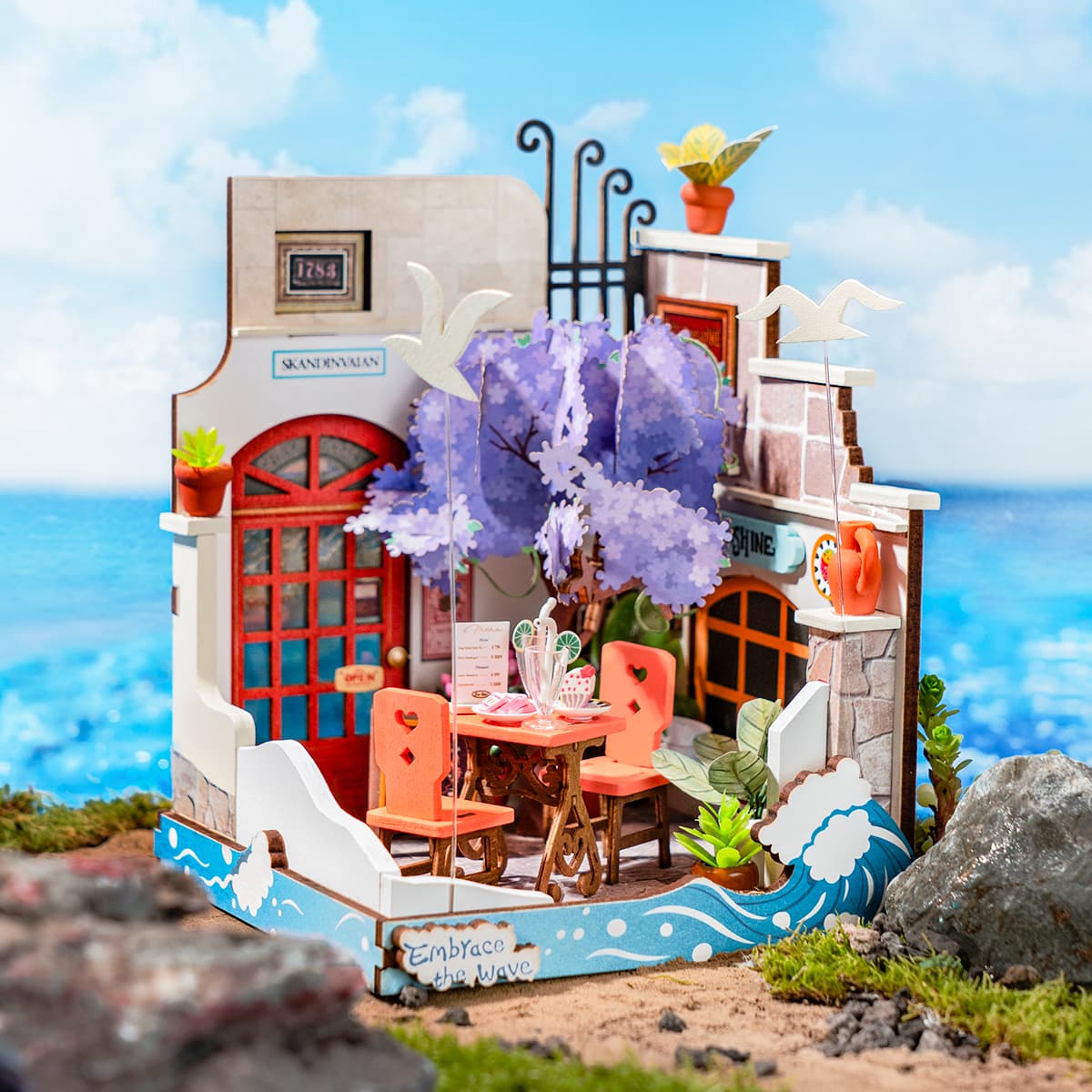 Sea Holiday Restaurant Miniature Kit official product view 3