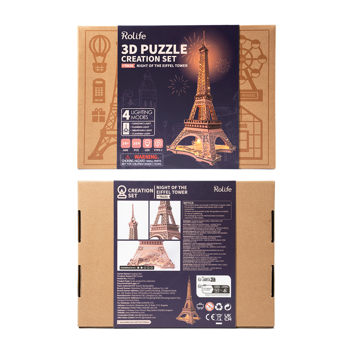 Rowood Night of the Eiffel Tower Creative Kit official product view 7