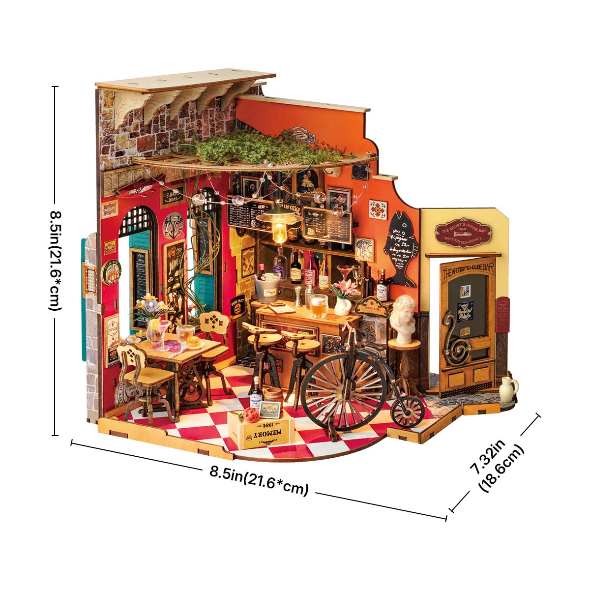 Cheers Bar & Dining Miniature House Kit official detail view 7