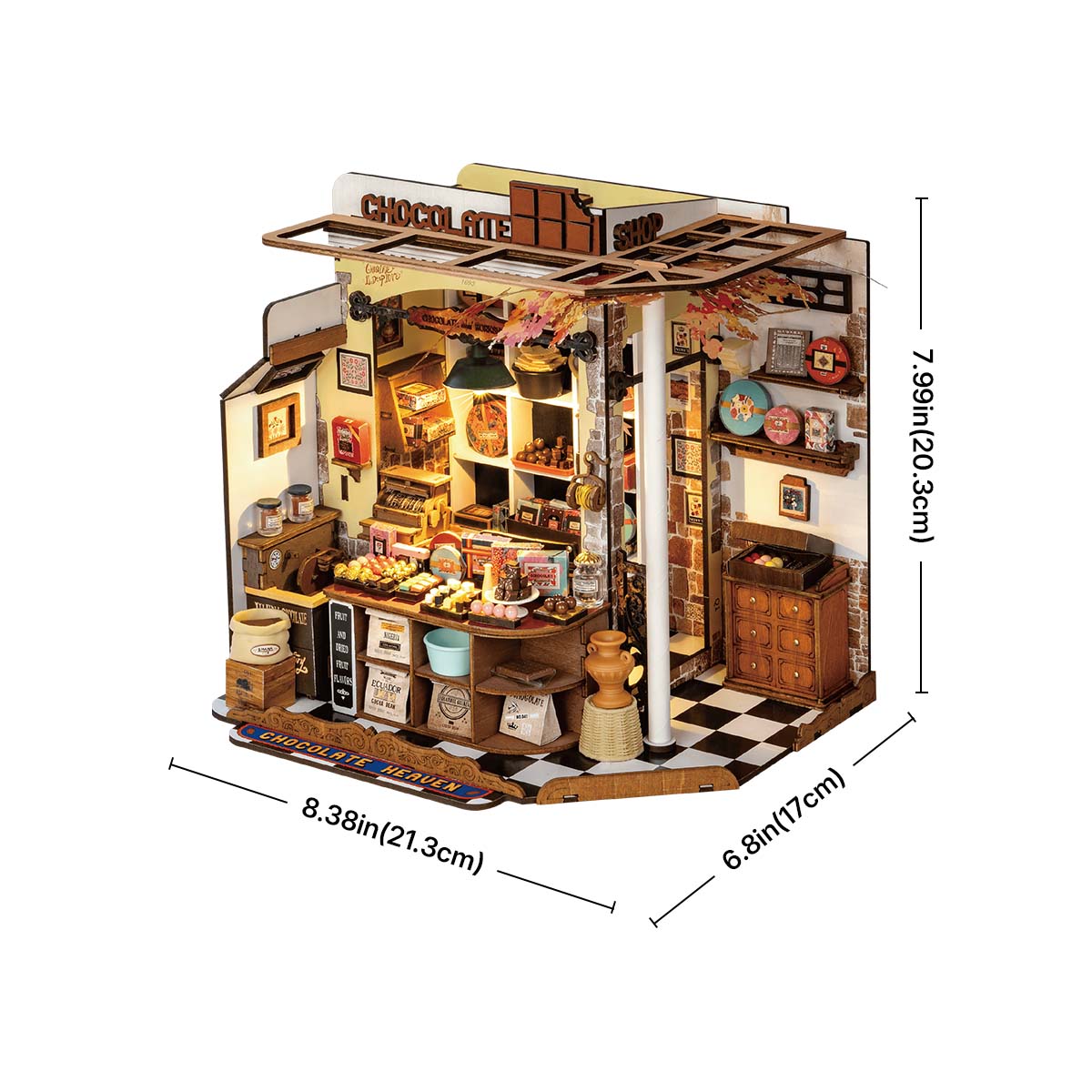 Henry's Chocolate Miniature House Kit official detail view 7