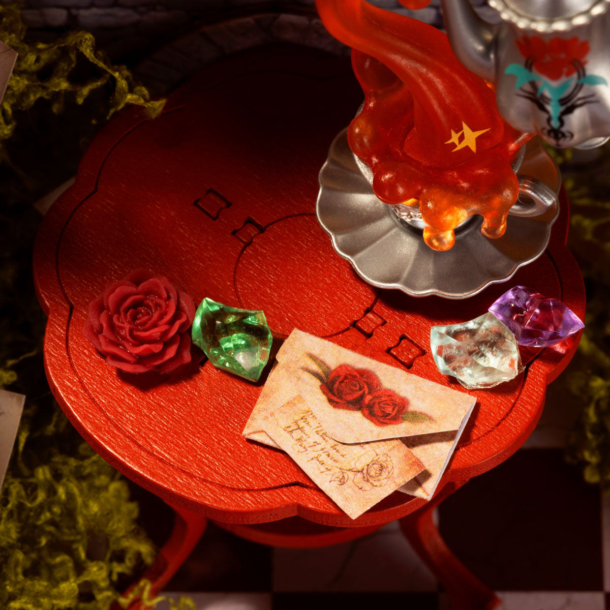 Rolife Rosa Salon table detail