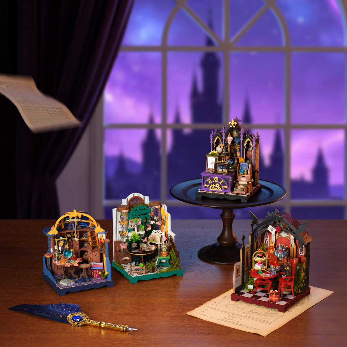 Rolife Magic House series display including Astral Dome