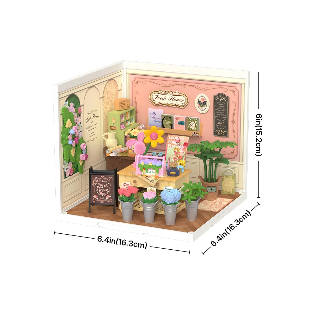 Fresh Flower Shop Miniature Kit official product view 6