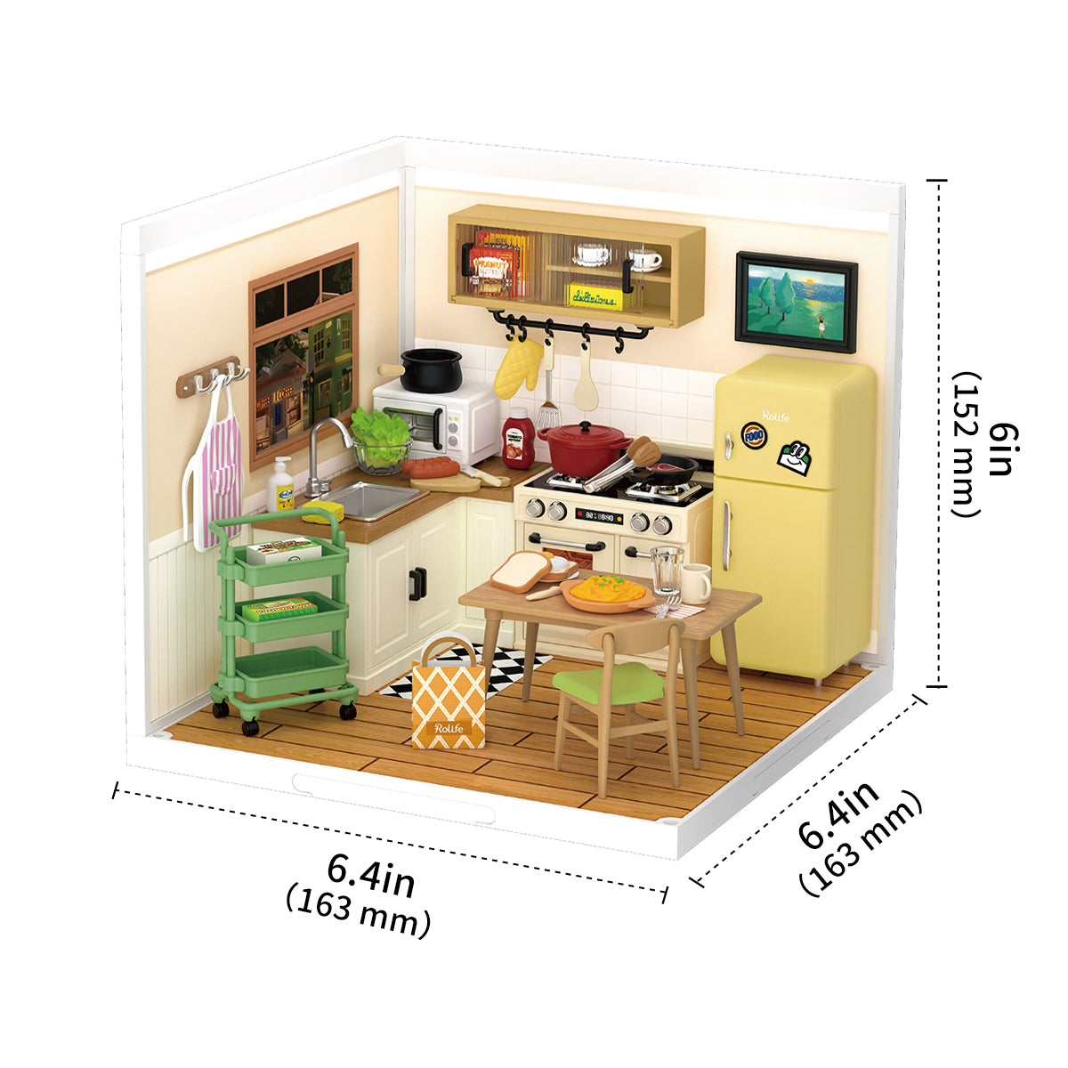 Happy Meals Kitchen Miniature Kit official product view 6