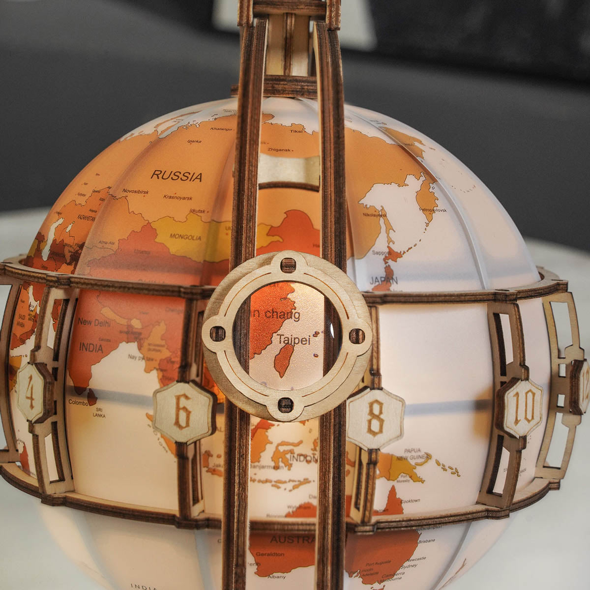 ROKR ST003 Luminous Globe Model Kit official product view 6