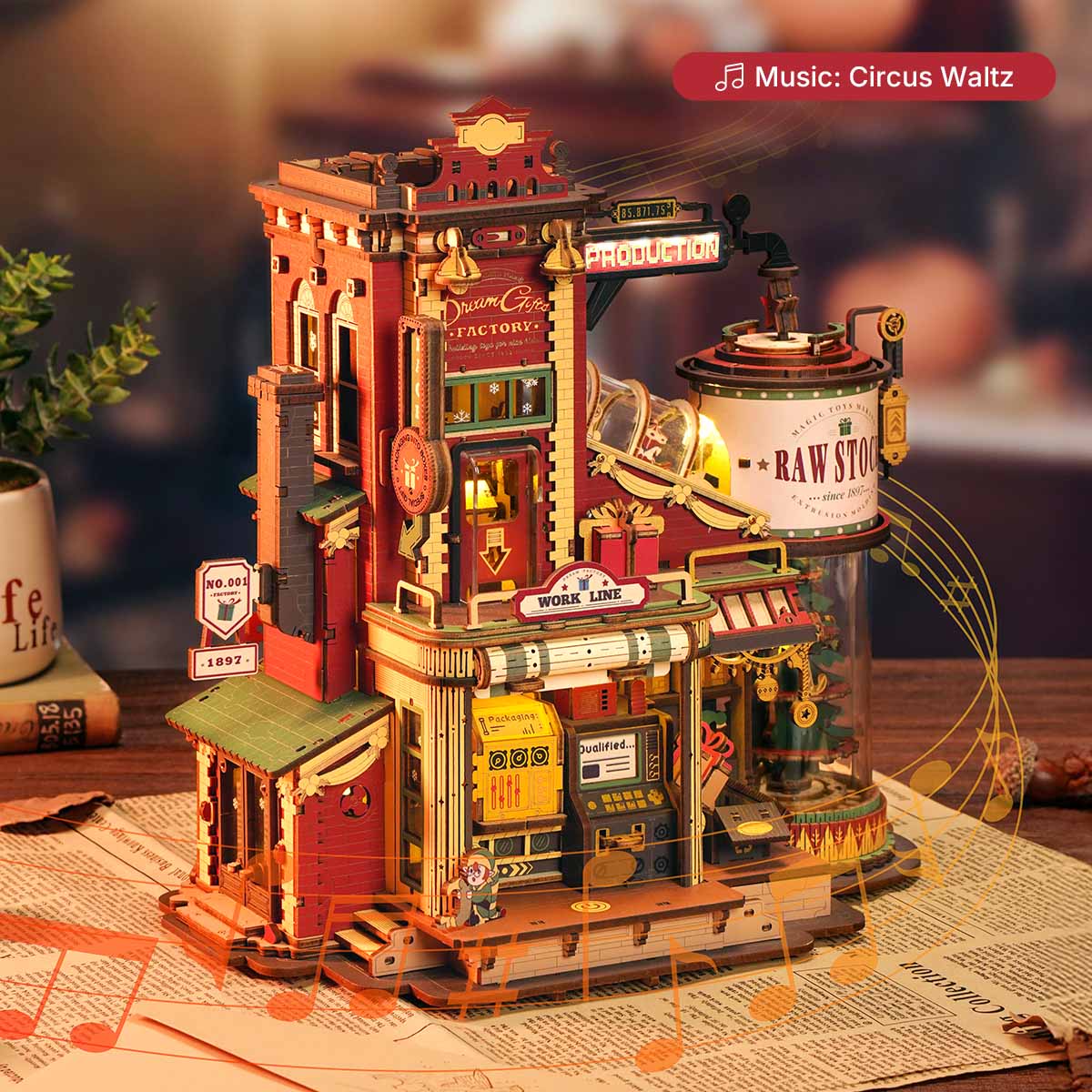 ROKR Dream Gift Factory Music Box Kit official product view 3