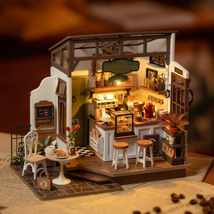 No.17 Cafe Miniature Kit completed product view