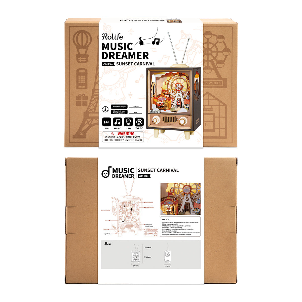 ROKR Sunset Carnival Model Kit official product view 9