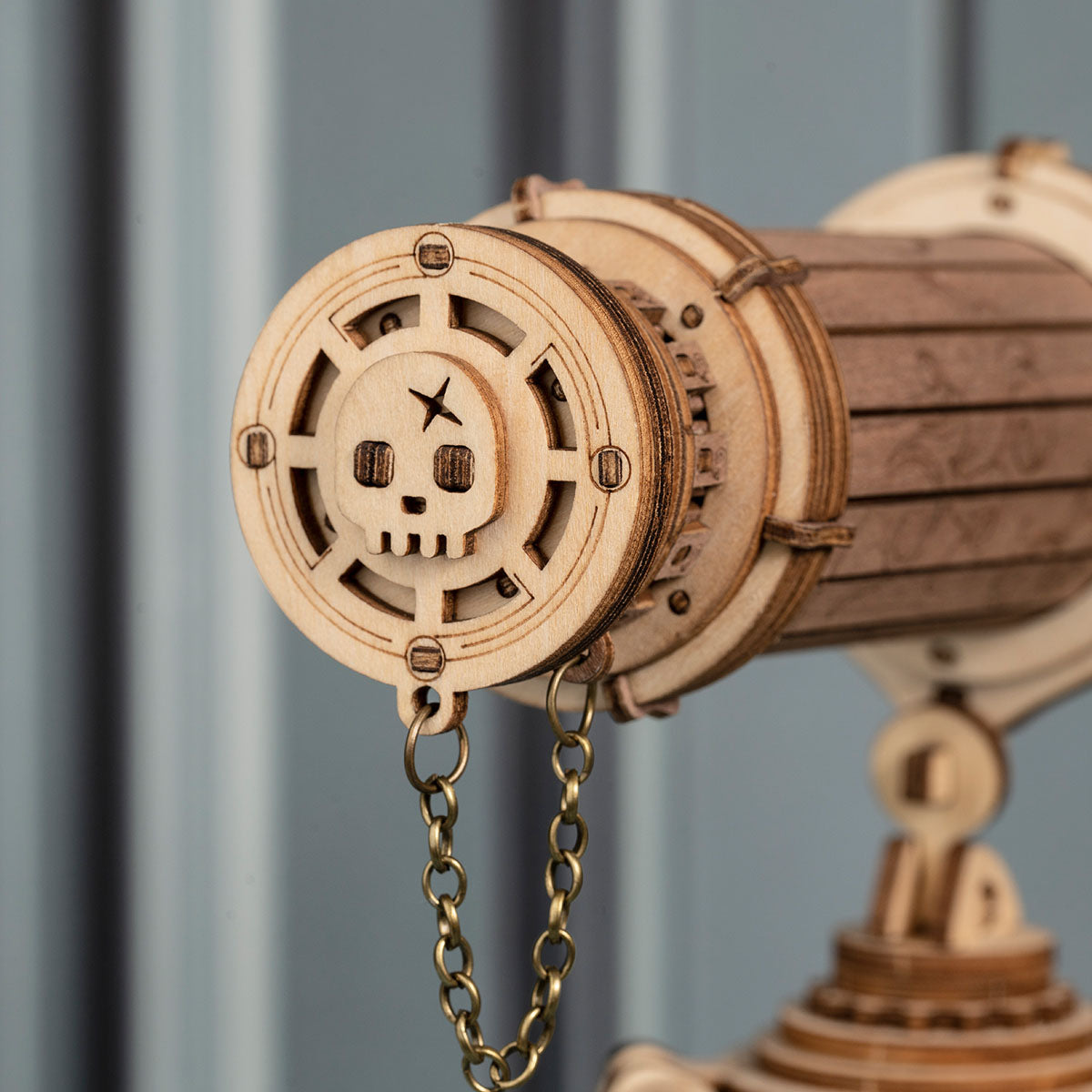 ROKR Monocular Telescope Wooden Model Kit official product view 5