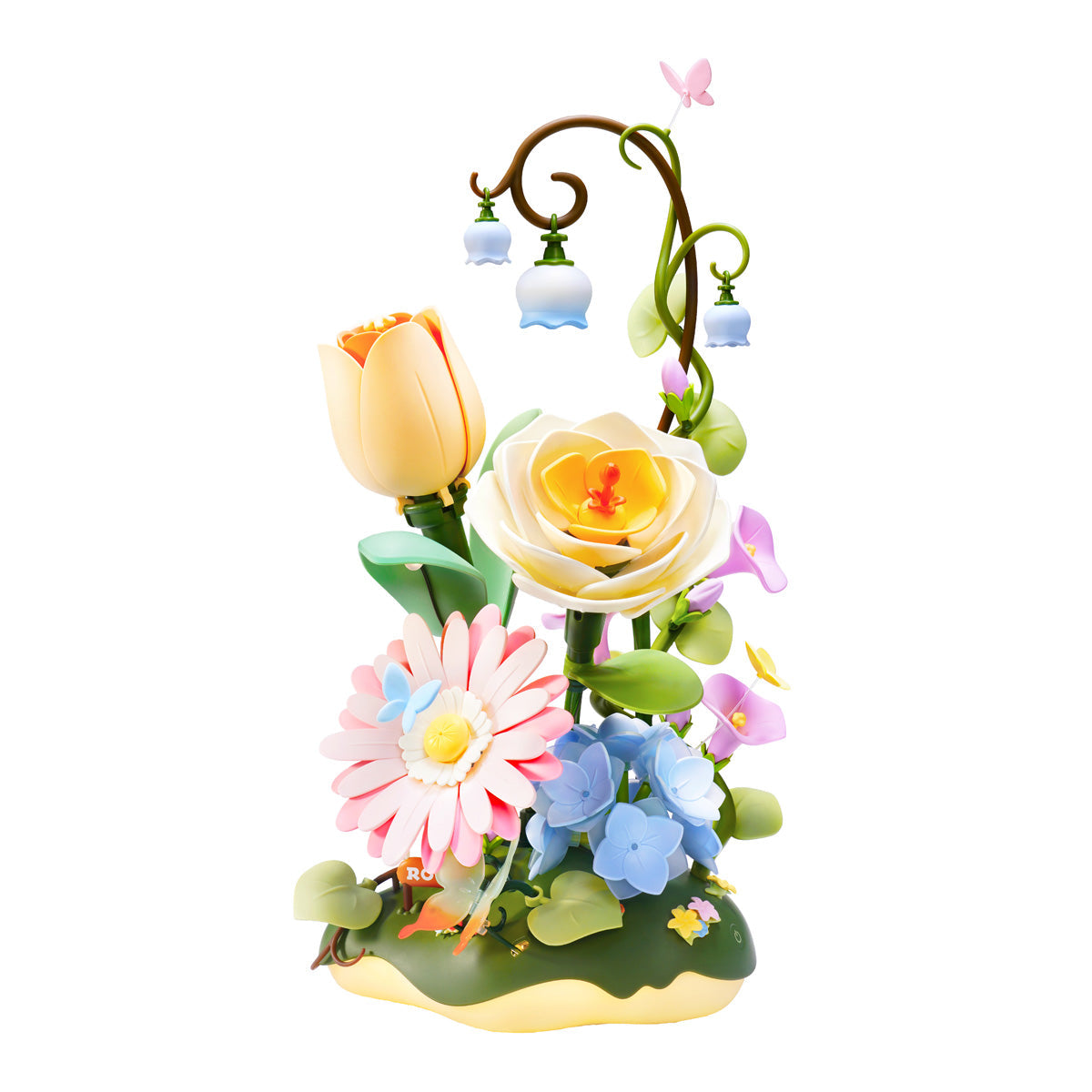 ROKR Garden Ramble Mechanical Flower Bouquet Kit completed product view