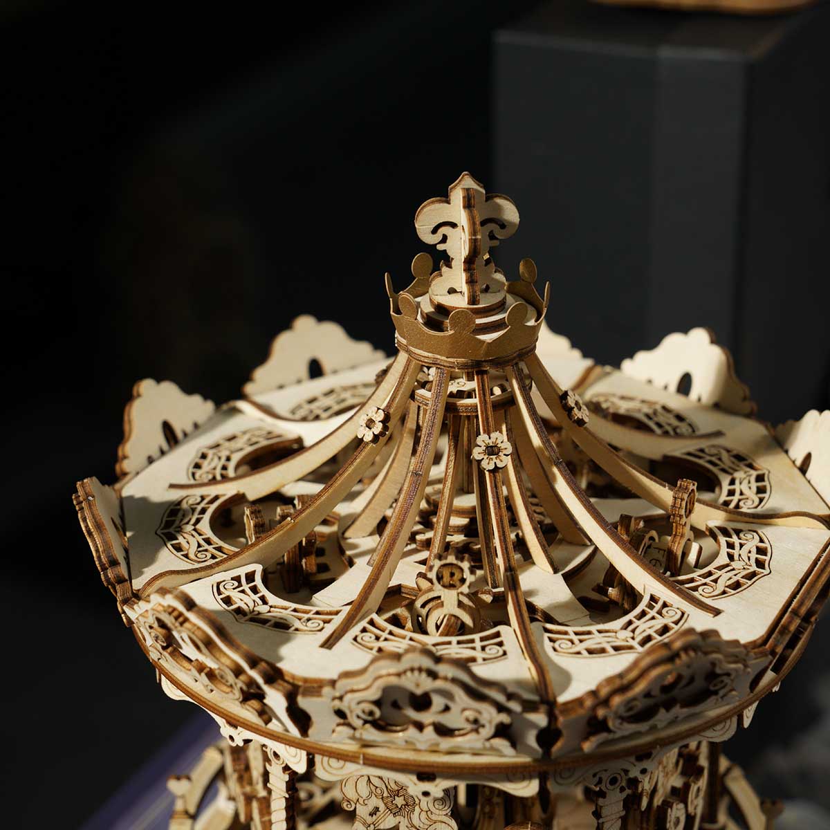 ROKR Romantic Carousel Model Kit official product view 4