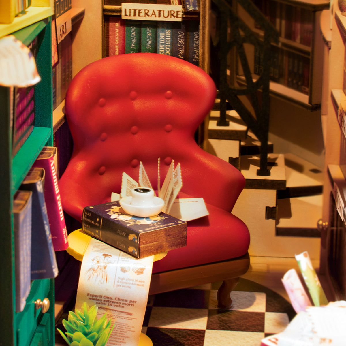 Bookstore Book Nook Kit official detail view 5