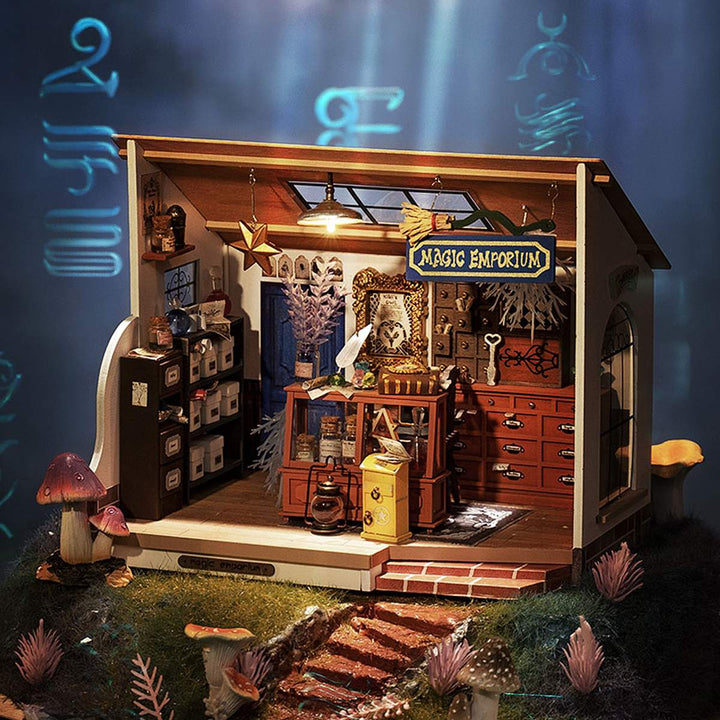 Kiki's Magic Emporium Miniature House Kit completed product view