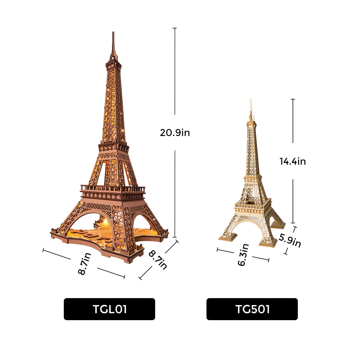 Rowood Night of the Eiffel Tower Creative Kit official product view 8