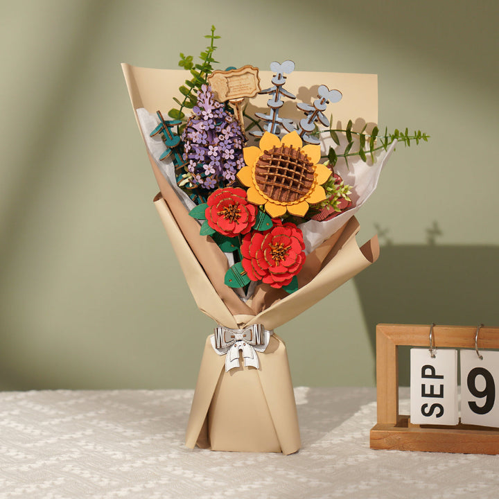 Rowood Red Carnation Creative Kit completed product view