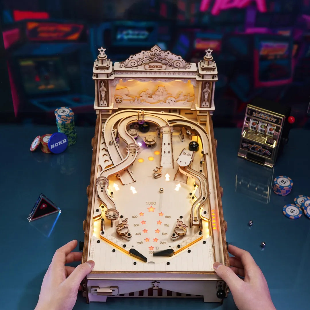 ROKR 3D Pinball Machine Kit official detail view 3
