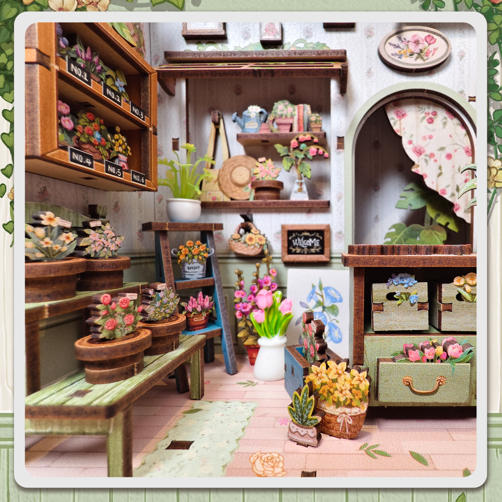 Champs-Élysées Florist Book Nook Kit official product view 6