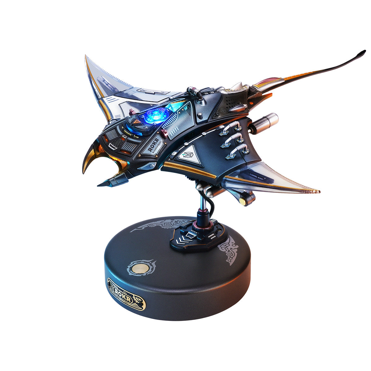 ROKR Manta Ray Mechanical Model Kit completed product view