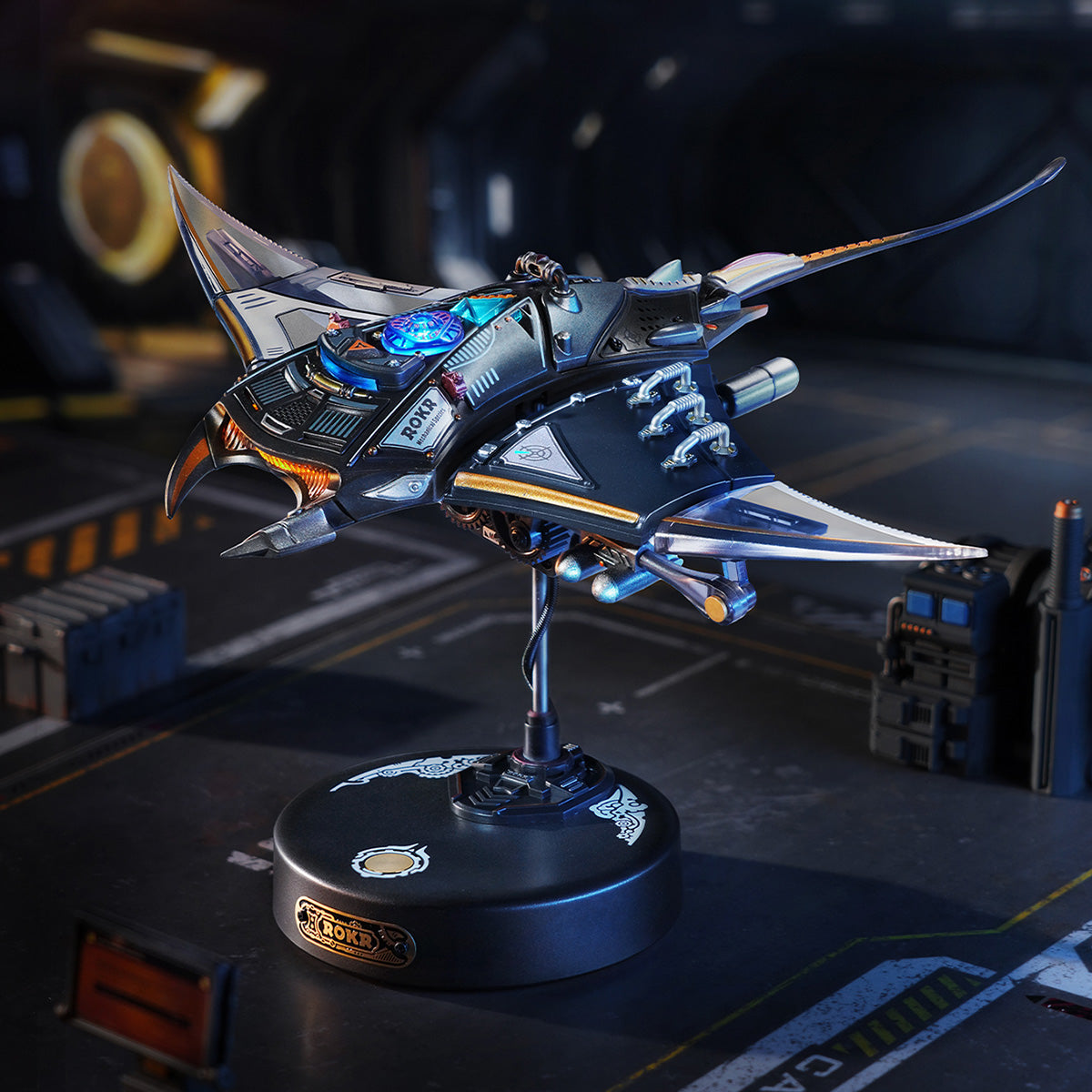 ROKR Manta Ray Mechanical Model Kit official detail view 3